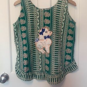 Vintage Poodle Blouse